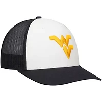 NCAA White/Navy West Virginia Mountaineers Freshman Trucker Adjustable Hat
