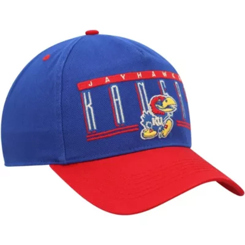 NCAA Kansas Jayhawks Double Header Hitch Adjustable Hat
