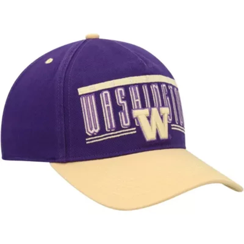 NCAA Washington Huskies Double Header Hitch Adjustable Hat