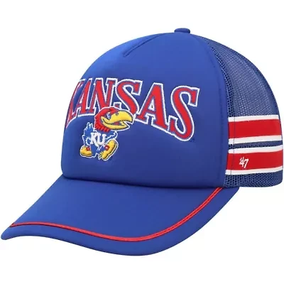 NCAA Kansas Jayhawks Sideband Trucker Adjustable Hat