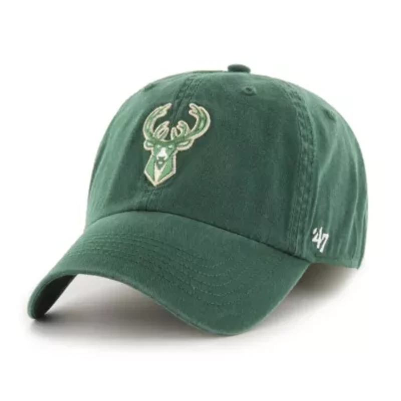 NBA Hunter Milwaukee Bucks Classic Franchise Fitted Hat