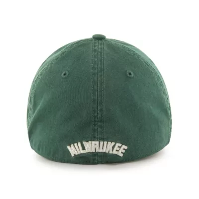 NBA Hunter Milwaukee Bucks Classic Franchise Fitted Hat