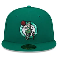 NBA Kelly Boston Celtics Rally Drive Side Patch 59FIFTY Fitted Hat