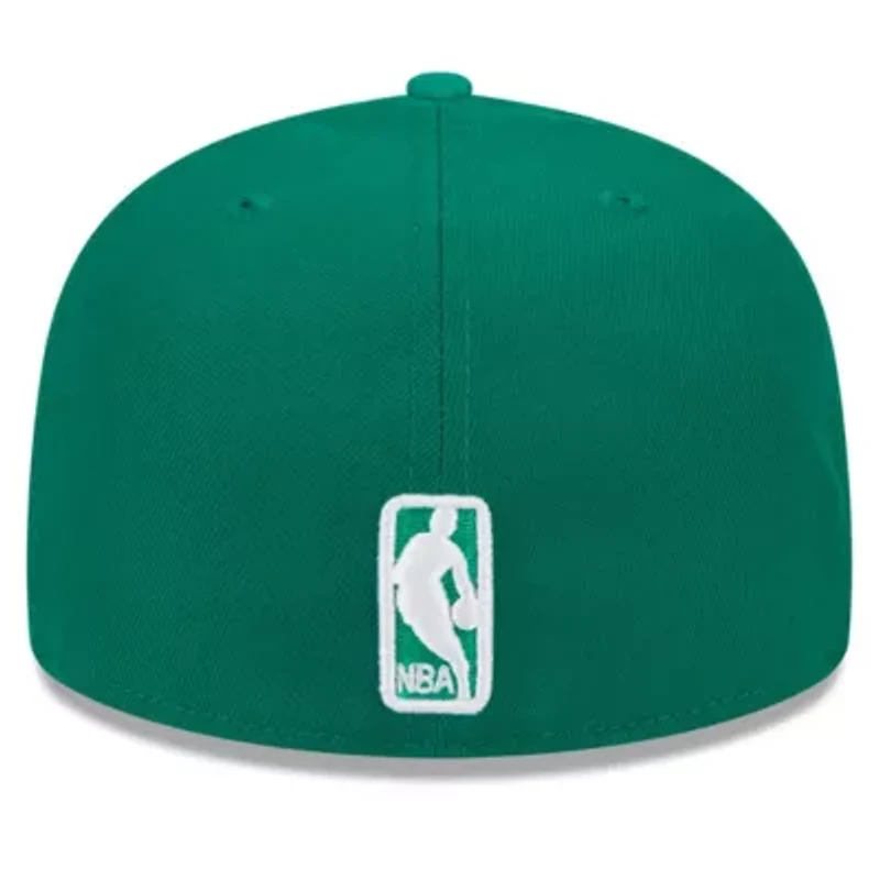 NBA Kelly Boston Celtics Rally Drive Side Patch 59FIFTY Fitted Hat