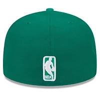 NBA Kelly Boston Celtics Rally Drive Side Patch 59FIFTY Fitted Hat