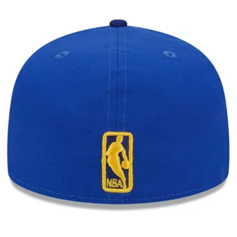 NBA Golden State Warriors Rally Drive Checkerboard 59FIFTY Crown Fitted Hat
