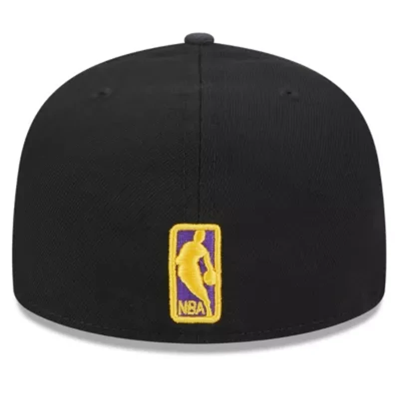NBA Los Angeles Lakers Rally Drive Checkerboard 59FIFTY Crown Fitted Hat