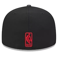 NBA Miami Heat Rally Drive Checkerboard 59FIFTY Crown Fitted Hat