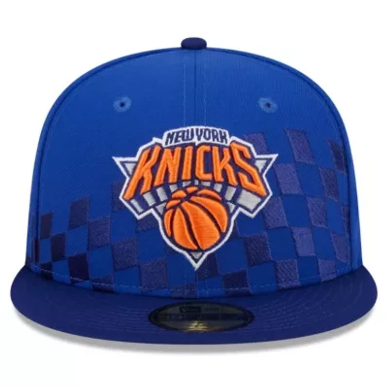 NBA New York Knicks Rally Drive Checkerboard 59FIFTY Crown Fitted Hat