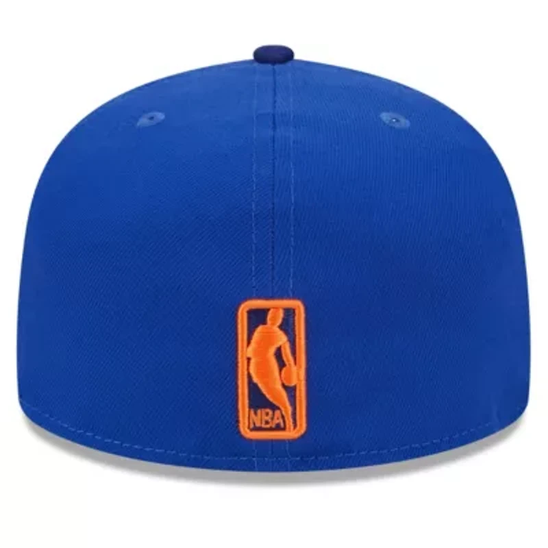 NBA New York Knicks Rally Drive Checkerboard 59FIFTY Crown Fitted Hat