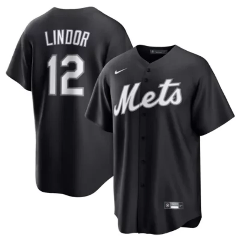 MLB Nike Francisco Lindor New York Mets Replica Player Jersey