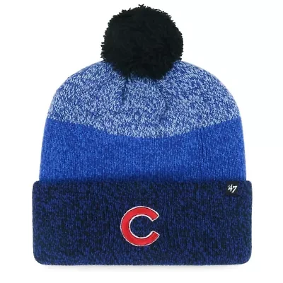 MLB Chicago Cubs Darkfreeze Cuffed Knit Hat with Pom