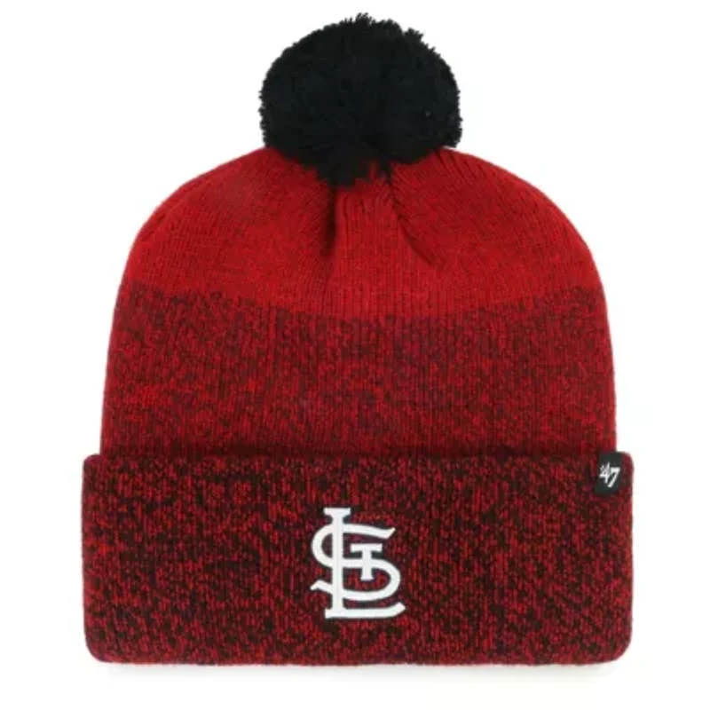 MLB St. Louis Cardinals Darkfreeze Cuffed Knit Hat with Pom