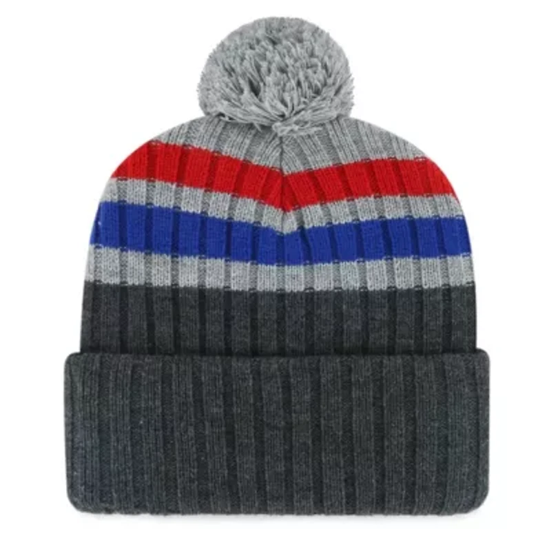 MLB Chicago Cubs Stack Cuffed Knit Hat with Pom
