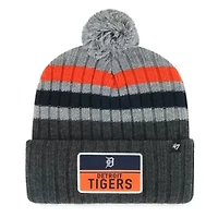 MLB Detroit Tigers Stack Cuffed Knit Hat with Pom