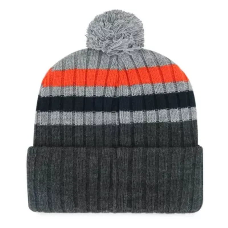 MLB Detroit Tigers Stack Cuffed Knit Hat with Pom