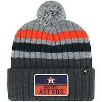 MLB Houston Astros Stack Cuffed Knit Hat with Pom