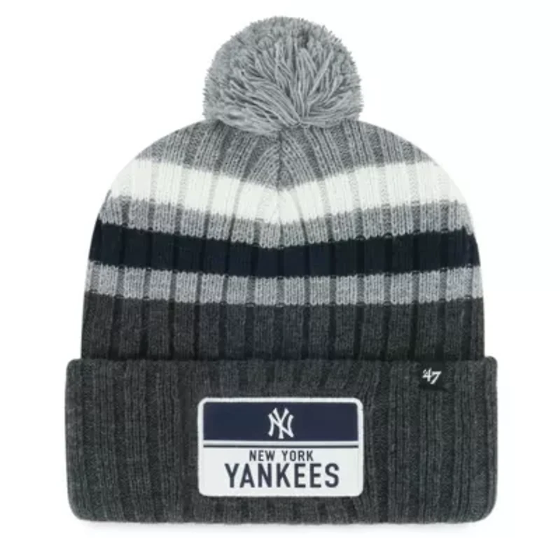 MLB New York Yankees Stack Cuffed Knit Hat with Pom