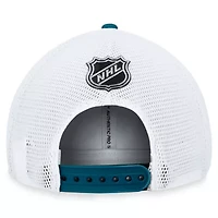 NHL Fanatics San Jose Sharks Alternate Authentic Pro Rink Trucker Adjustable Hat