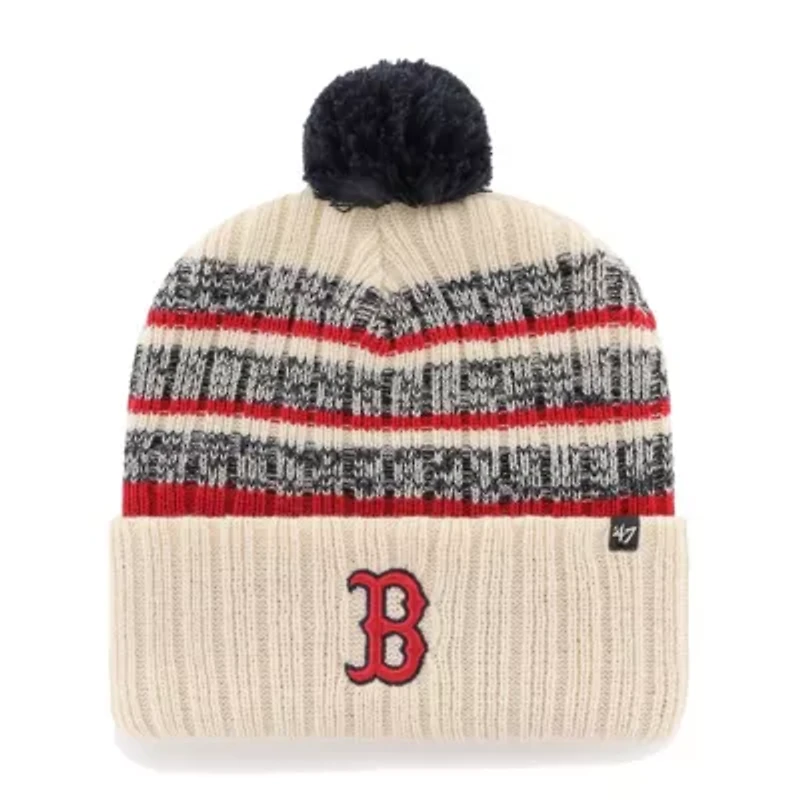 Boston Red Sox MLB Boston Sox Tavern Cuffed Knit Hat with Pom