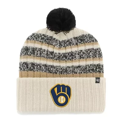 MLB Milwaukee Brewers Tavern Cuffed Knit Hat with Pom