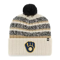 MLB Milwaukee Brewers Tavern Cuffed Knit Hat with Pom