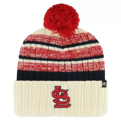 MLB St. Louis Cardinals Tavern Cuffed Knit Hat with Pom