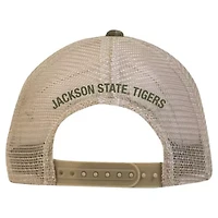 NCAA Under Armour Jackson State Tigers Sideline Blitzing Trucker Performance Adjustable Hat
