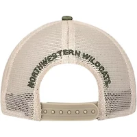 NCAA Under Armour Northwestern Wildcats Sideline Blitzing Trucker Performance Adjustable Hat