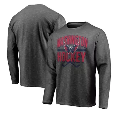 NHL Fanatics Washington Capitals Iced Out Long Sleeve T-Shirt