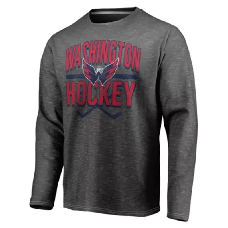 NHL Fanatics Washington Capitals Iced Out Long Sleeve T-Shirt