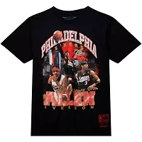 NBA Allen Iverson Philadelphia 76ers Hardwood Classics Bling Concert Player T-Shirt