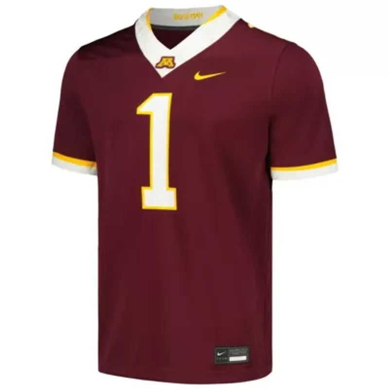 NCAA Nike #1 Minnesota Golden Gophers Untouchable Football Replica Jersey