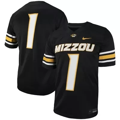 NCAA Nike #1 Missouri Tigers Untouchable Football Replica Jersey
