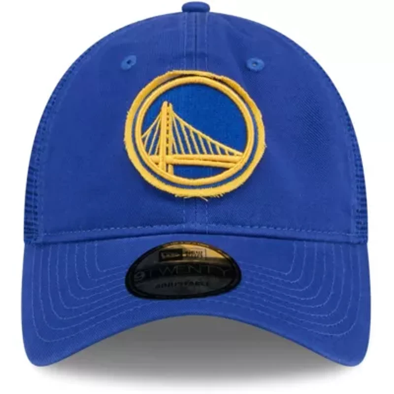 NBA Golden State Warriors Rough Edge Logo Trucker 9TWENTY Adjustable Hat