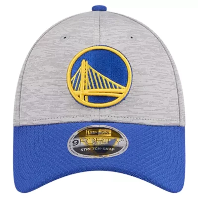 NBA Heather Gray/Royal Golden State Warriors Active Digi-Tech Two-Tone 9FORTY Adjustable Hat