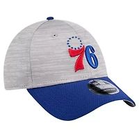 NBA Heather Gray/Royal Philadelphia 76ers Active Digi-Tech Two-Tone 9FORTY Adjustable Hat