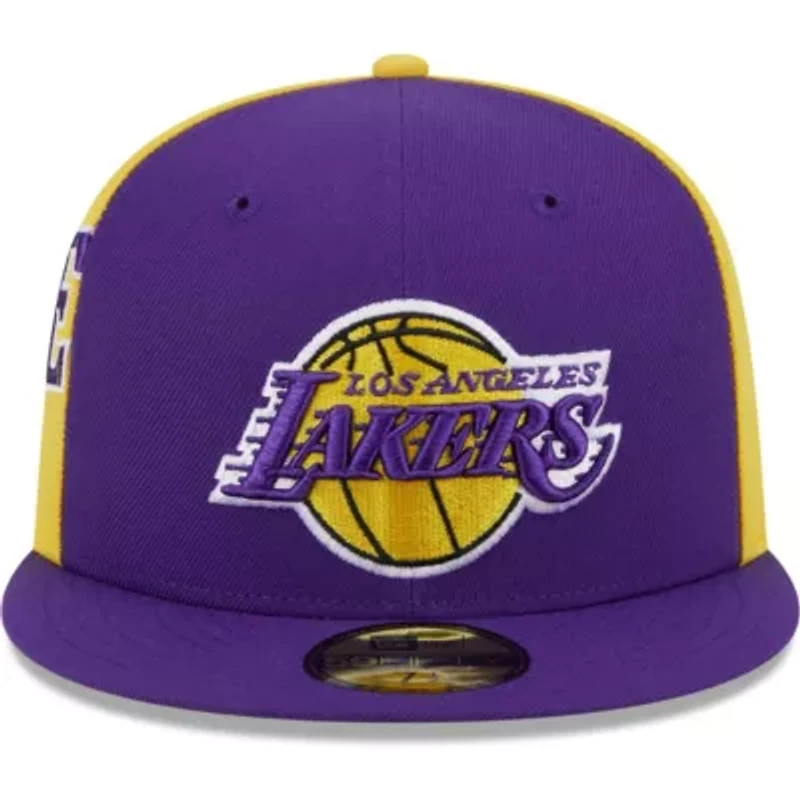 NBA Purple/Gold Los Angeles Lakers Gameday Wordmark 59FIFTY Fitted Hat