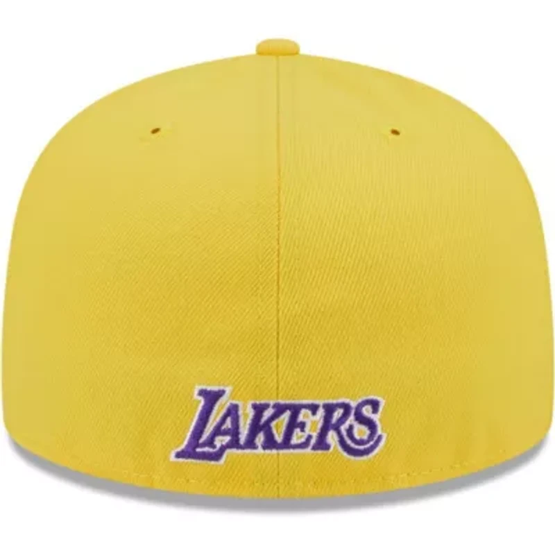 NBA Purple/Gold Los Angeles Lakers Gameday Wordmark 59FIFTY Fitted Hat