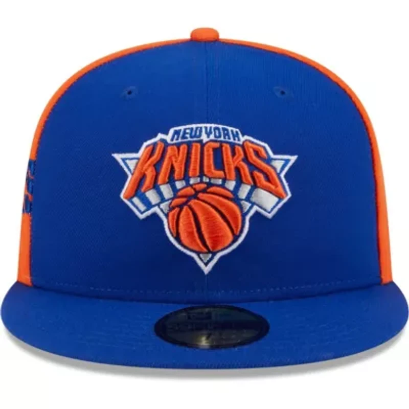 NBA Blue/Orange New York Knicks Gameday Wordmark 59FIFTY Fitted Hat