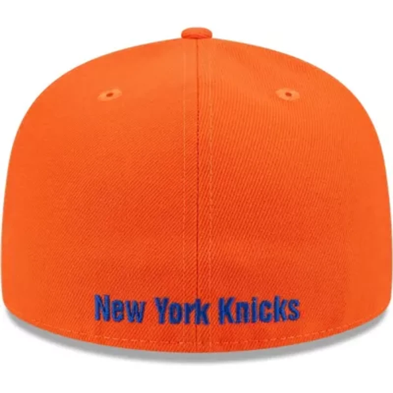 NBA Blue/Orange New York Knicks Gameday Wordmark 59FIFTY Fitted Hat