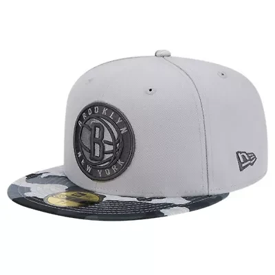 NBA Brooklyn Nets Active Color Visor 59FIFTY Fitted Hat