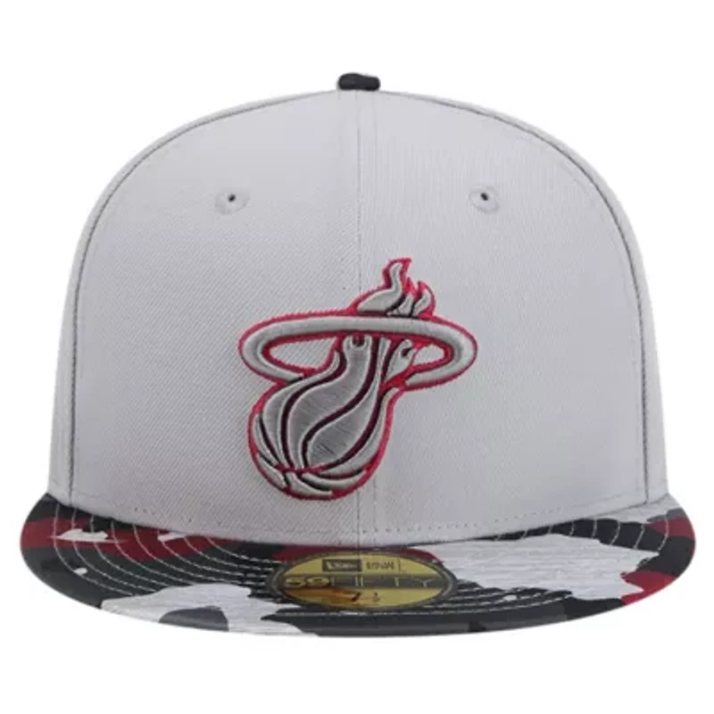NBA Miami Heat Active Color Visor 59FIFTY Fitted Hat