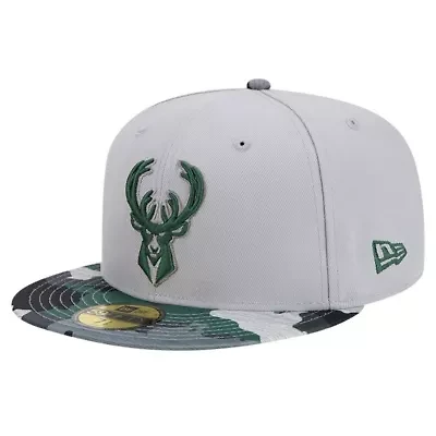 NBA Milwaukee Bucks Active Color Visor 59FIFTY Fitted Hat