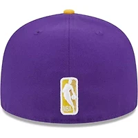 NBA Purple/Gold Los Angeles Lakers Gameday Pop Stars 59FIFTY Fitted Hat