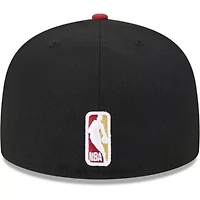 NBA Black/Red Miami Heat Gameday Pop Stars 59FIFTY Fitted Hat