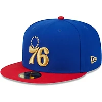 NBA Royal/Red Philadelphia 76ers Gameday Pop Stars 59FIFTY Fitted Hat