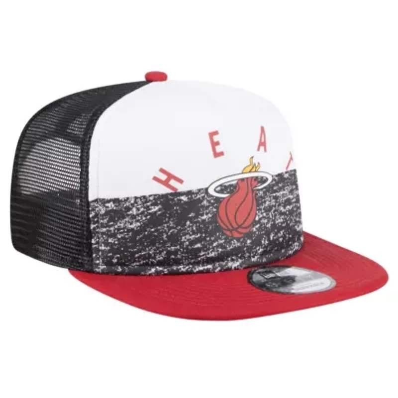 NBA Miami Heat Arch A-Frame Trucker 9FIFTY Snapback Hat