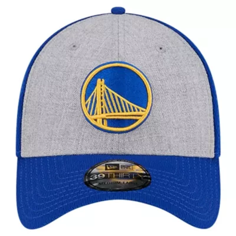 NBA Heather Gray/Royal Golden State Warriors Two-Tone 39THIRTY Flex Hat