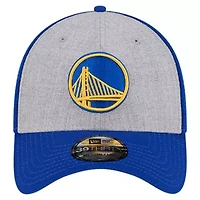 NBA Heather Gray/Royal Golden State Warriors Two-Tone 39THIRTY Flex Hat